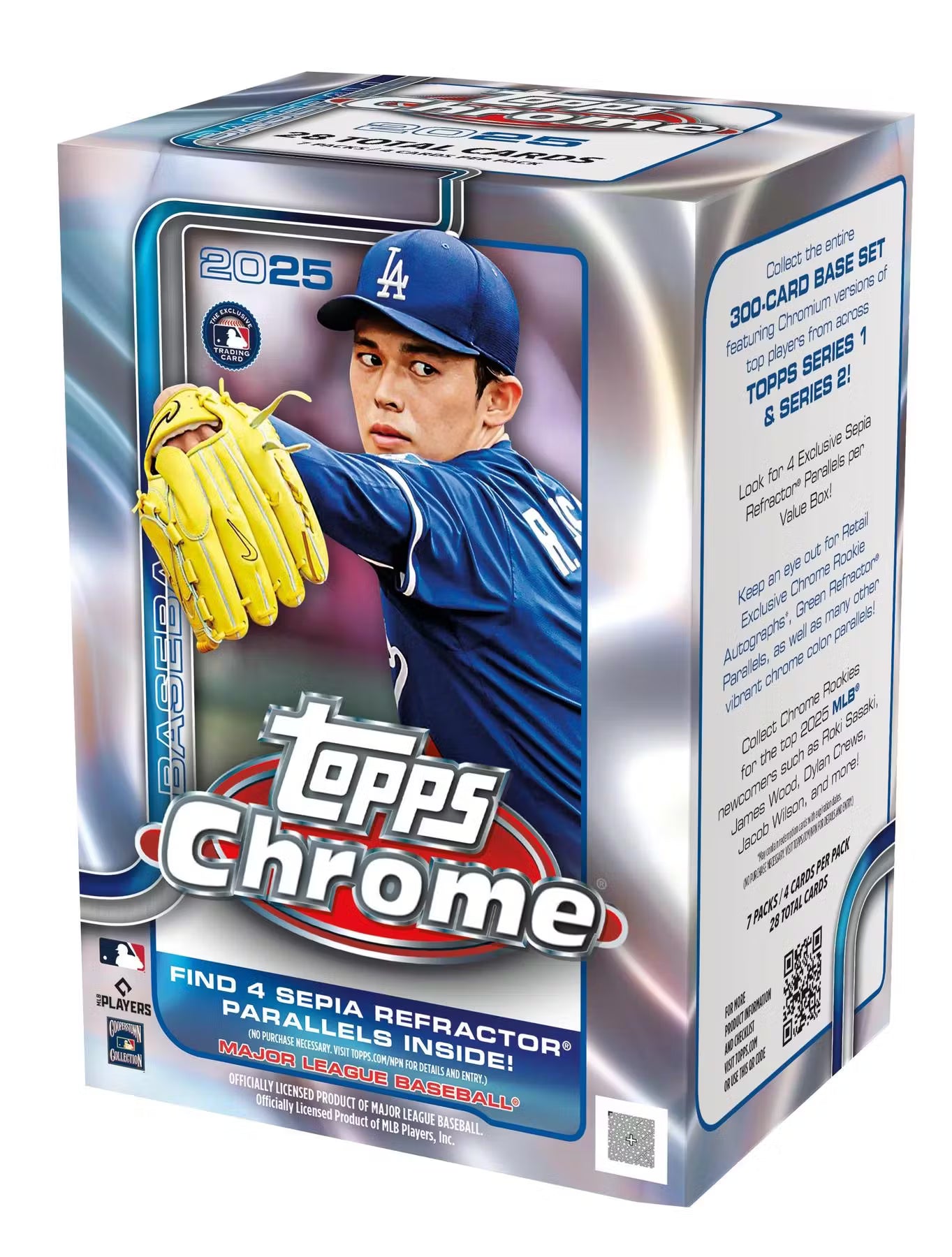 MLB Topps Chrome 2025 Blaster Boxes Rip and Ship (pre sell)