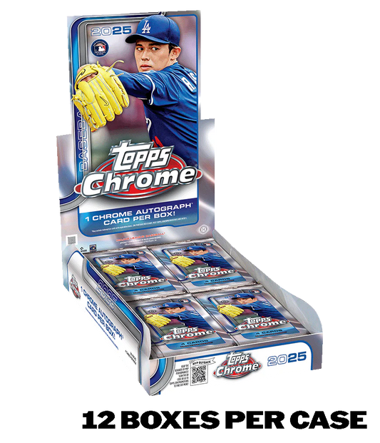 MLB Topps Chrome 2025 Hobby Box Rip and Ship (pre sell)